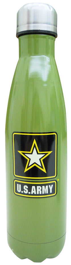 Khaki US Army Steel Water Bottle